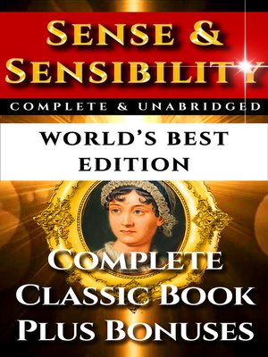 cover image of Sense and Sensibility--World's Best Edition